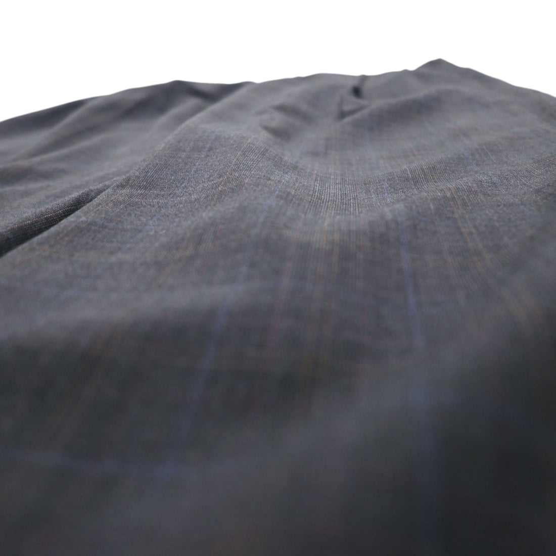 Brooks Brothers Golden Fleece Hand Tailored 2-Pleated Wide Slacks Pants, Large, Grey, Check, Wool