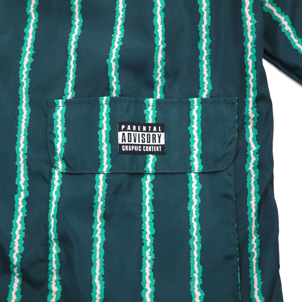 REAL BAD MAN Coach Jacket, XL, Striped, RBM RECORDS, Unused, UNION TOKYO