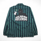REAL BAD MAN Coach Jacket, XL, Striped, RBM RECORDS, Unused, UNION TOKYO