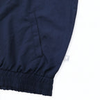 CONVERSE Half-Zip High-Neck Nylon Jacket, Medium, Navy, Tricolor