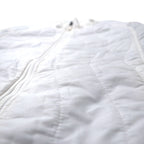 THE NORTH FACE Insulated Quilted Jacket XL White Nylon Padding One Point Logo Embroidery