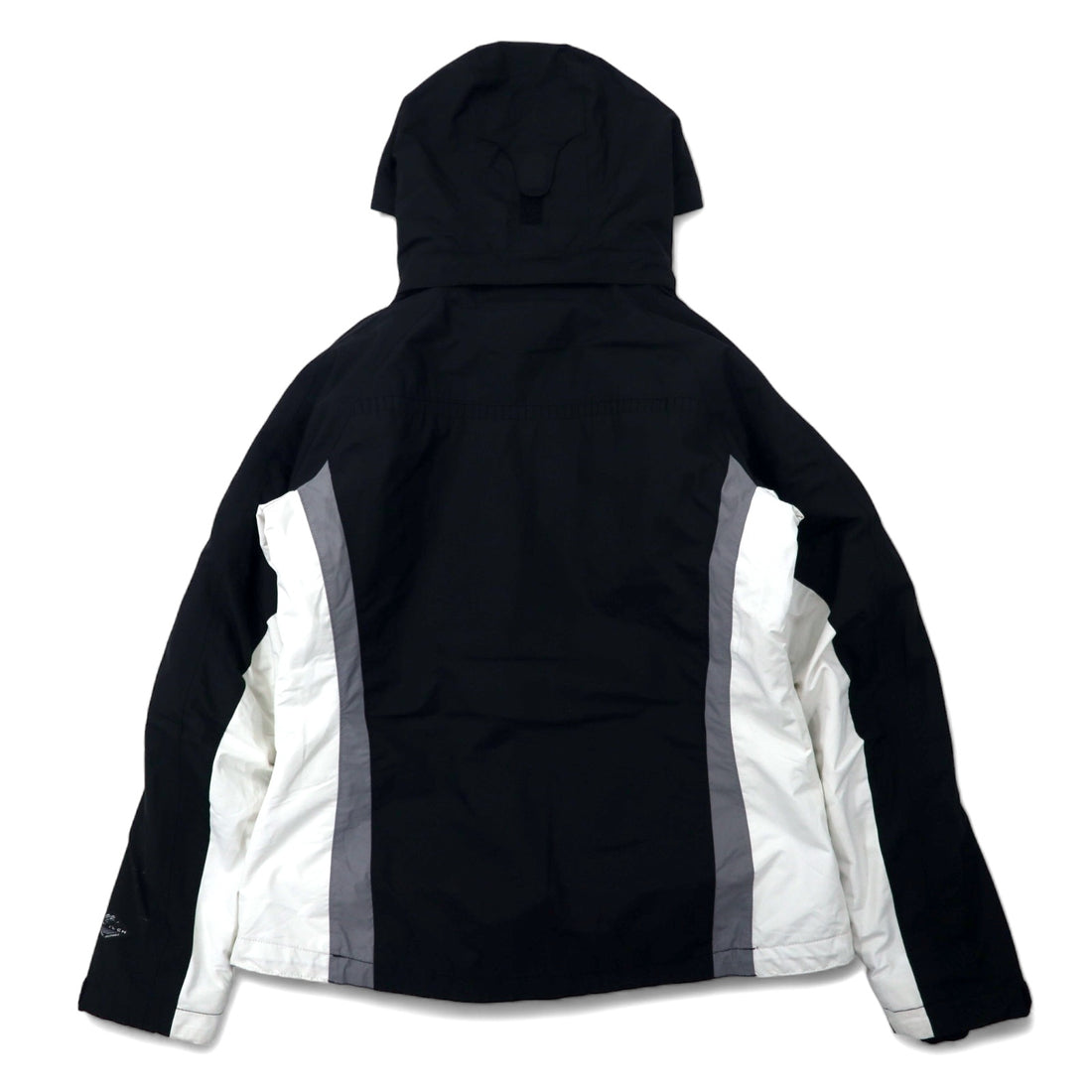 Columbia 3WAY Mountain Parka Softshell Jacket M Black Nylon OMNI-TECH Waterproof Fleece Liner Detachable Hood INTERCHANGE