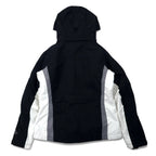 Columbia 3WAY Mountain Parka Softshell Jacket M Black Nylon OMNI-TECH Waterproof Fleece Liner Detachable Hood INTERCHANGE
