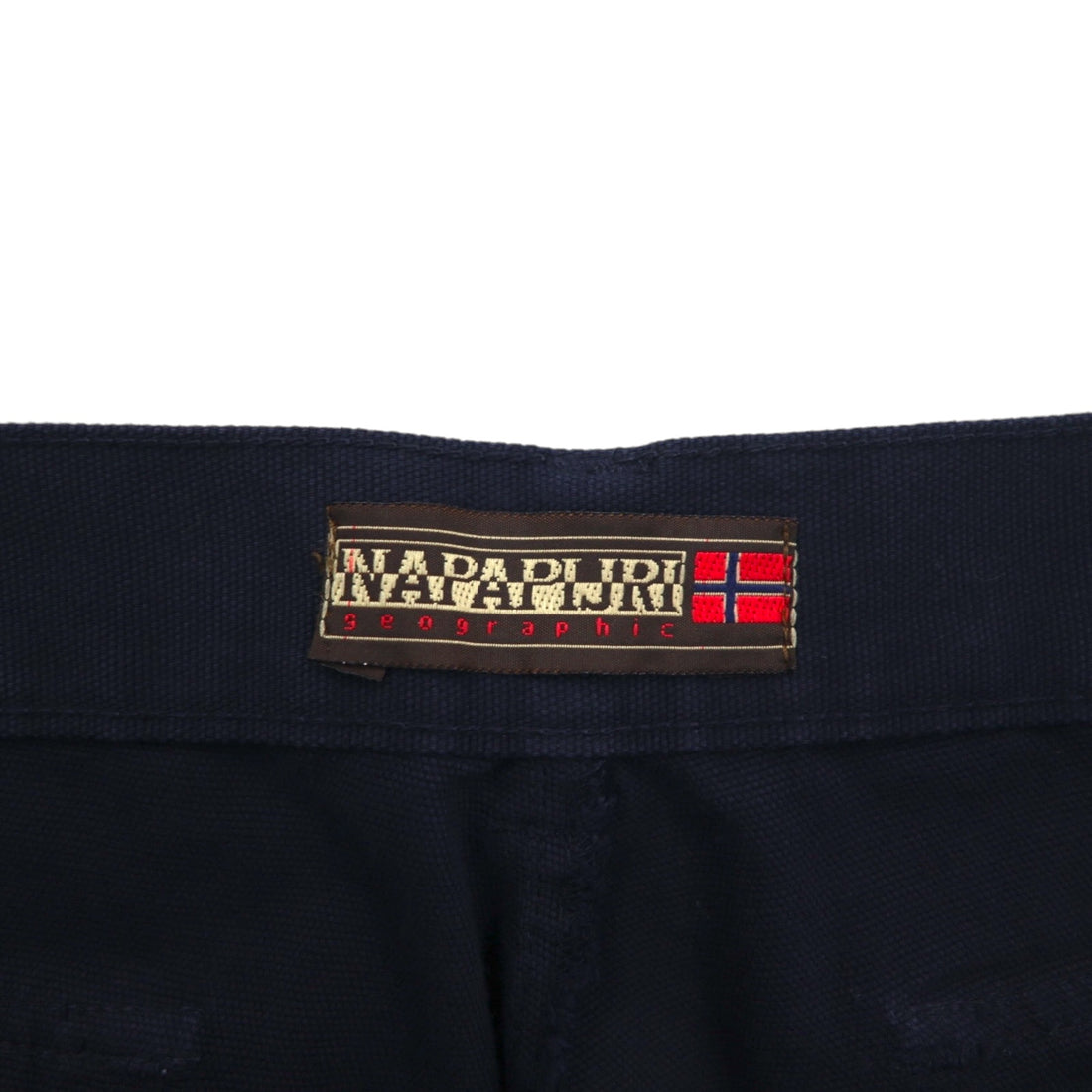 NAPAPIJRI イタリア製 ユーティリティ カーゴパンツ XL ネイビー コットン フラップポケット