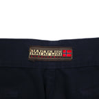 NAPAPIJRI イタリア製 ユーティリティ カーゴパンツ XL ネイビー コットン フラップポケット