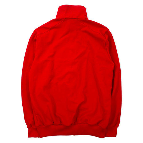 adidas West Germany 70s Track Jacket Jersey O Red Polyester Trefoil 3 Stripes