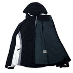 Columbia 3WAY Mountain Parka Softshell Jacket M Black Nylon OMNI-TECH Waterproof Fleece Liner Detachable Hood INTERCHANGE