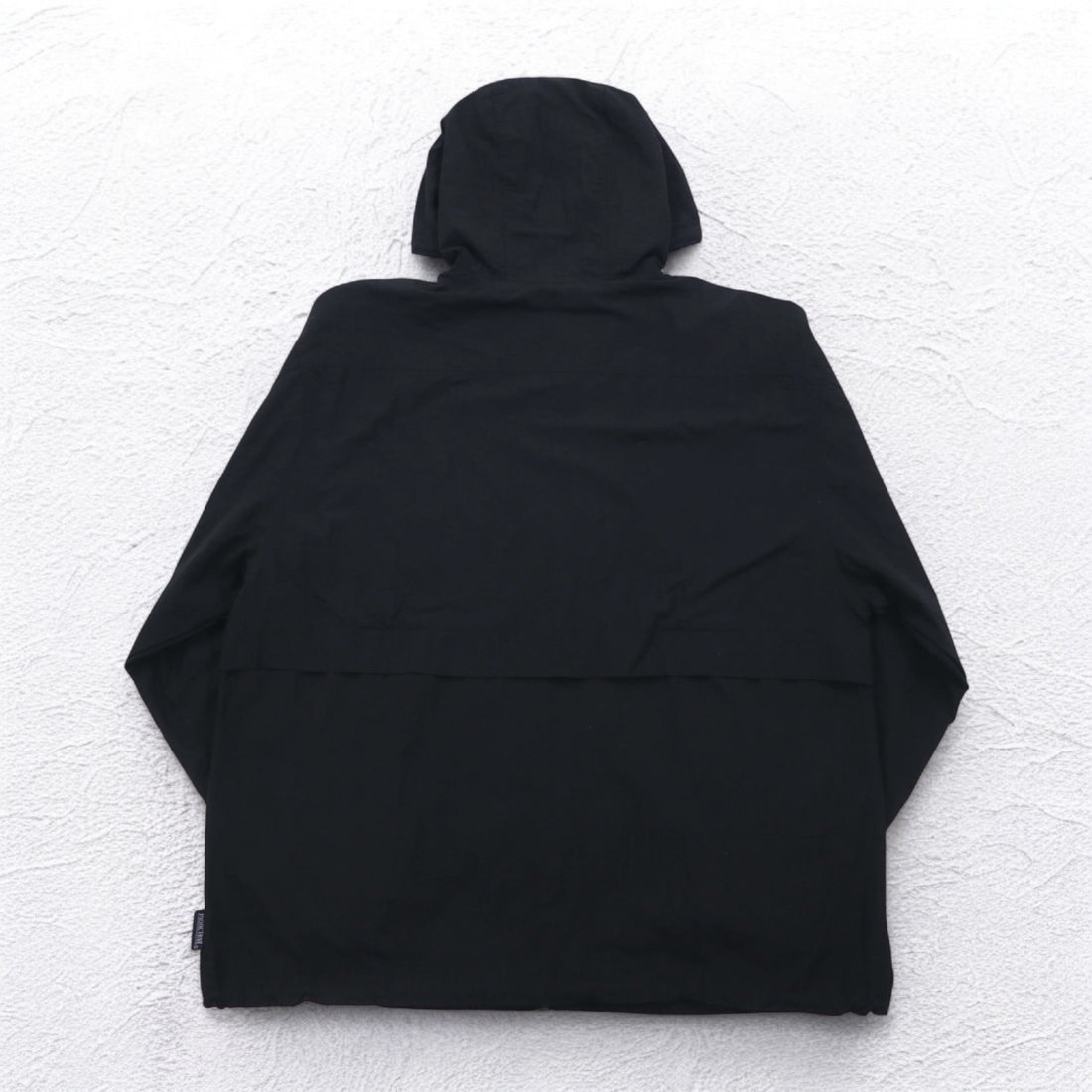 PACIFIC TRAIL (LONDON FOG) 90s Shell Parka L Black Nylon Drawcord Made in Sri Lanka