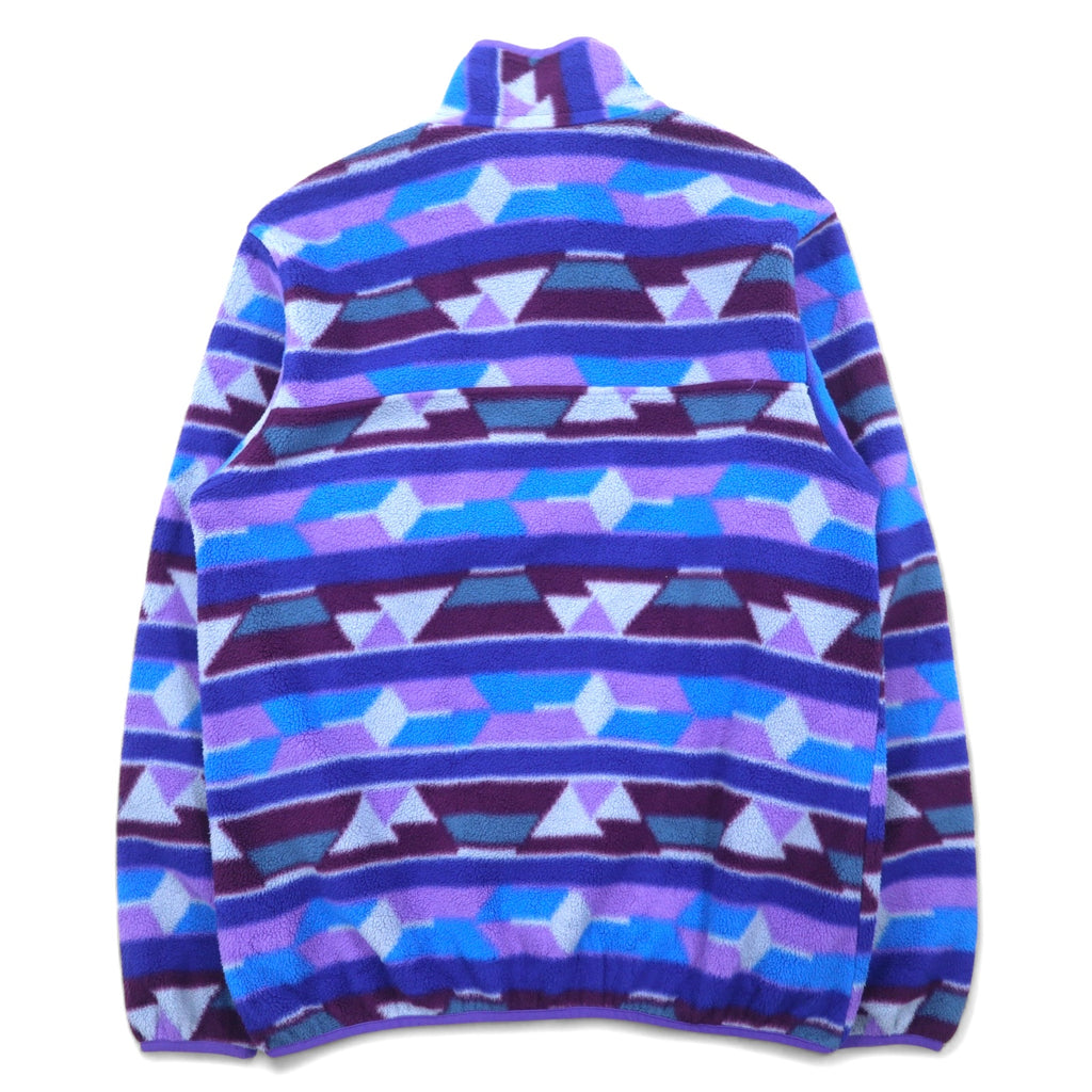 patagonia SYNCHILLA シンチラ スナップT フリースジャケット M パープル ポリエステル 総柄 25455FA15