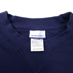 Reebok 00s NFL Print Sweatshirt XL Navy Cotton Fleece Lined Front V BRONCOS FOOTBALL Big Size