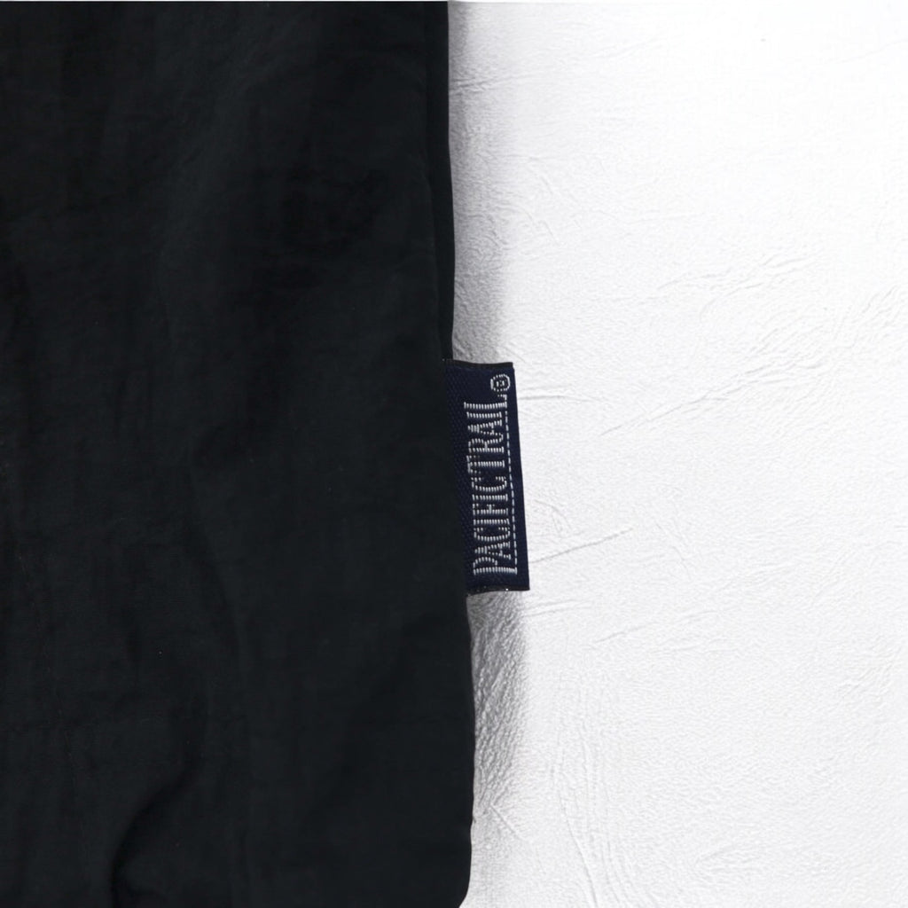 PACIFIC TRAIL (LONDON FOG) 90s Shell Parka L Black Nylon Drawcord Made in Sri Lanka