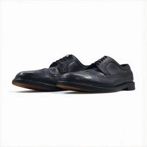 80s USA Vintage Wingtip Shoes MASON 80s Made in USA Wingtip Dress Shoes Size 28.5cm Goodyear Welt Medallion Executive Imperials by MASON 9663D1