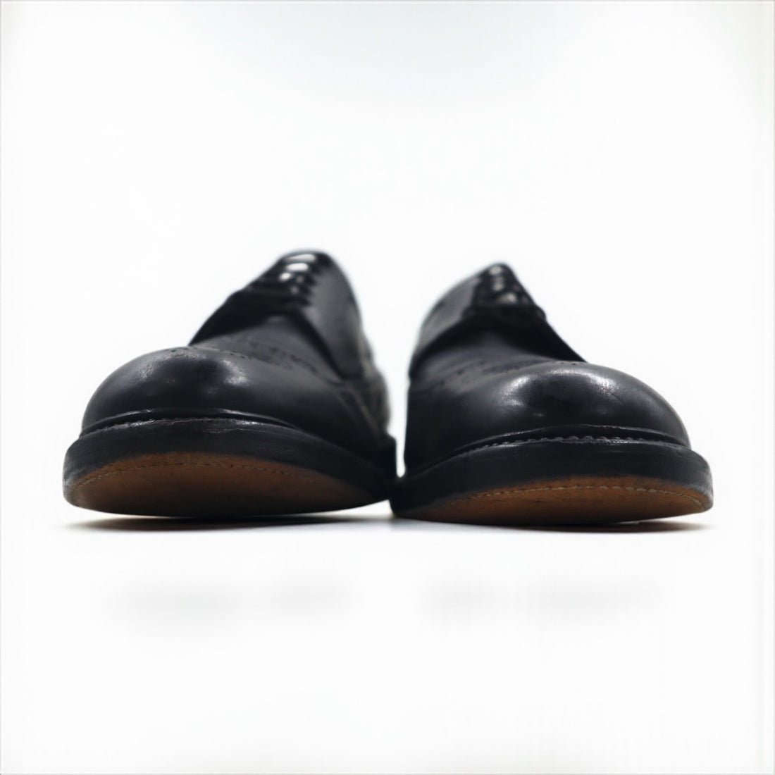 80s USA Vintage Wingtip Shoes MASON 80s Made in USA Wingtip Dress Shoes Size 28.5cm Goodyear Welt Medallion Executive Imperials by MASON 9663D1