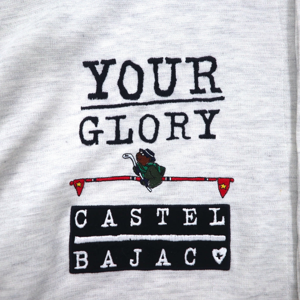 Castelbajac sport 90年代 ポリノジック シャツ XL グレー コットン YOUR GLORY 日本製