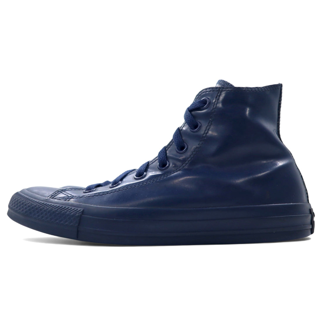 日本然リトテ-古着オンライン-CONVERSE ALL STAR チャックテイラー オールスター ラバー ハイカットスニーカー 24.5cm ネイビー Chuck Taylor All Star Rubber Hi 144742C-CONVERSE ALL STAR Chuck Taylor All Star Rubber Hi-Sneakers US6.5 Navy Chuck Taylor All Star Rubber Hi 144742C