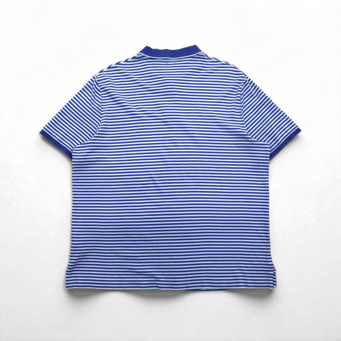 POLO RALPH LAUREN クラシックフィット ボーダー ポロシャツ XL ブルー コットン スモールポニー刺繍