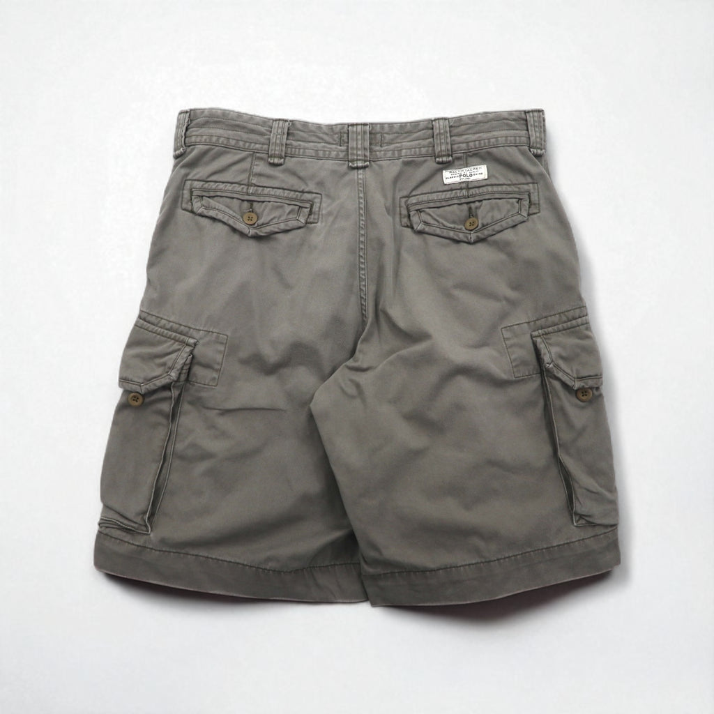 POLO RALPH LAUREN Polo Chino Short Cargo Pants Half Pants L Khaki Cotton