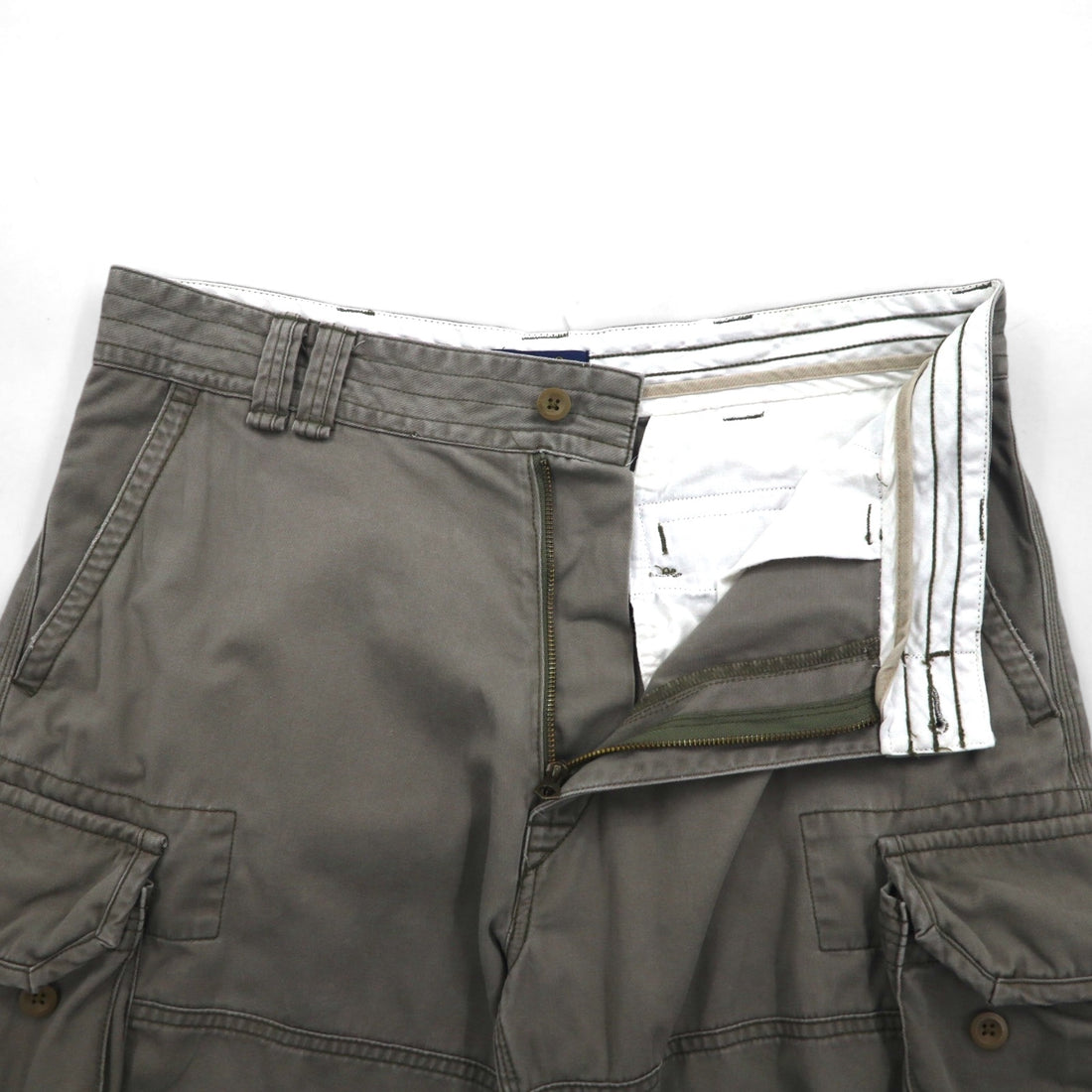 POLO RALPH LAUREN Polo Chino Short Cargo Pants Half Pants L Khaki Cotton