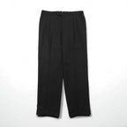 Italy Vintage CORNELIANI Trousers, Made in Italy, Double-Tuck Wide Leg Trousers, XL, Brown Wool