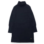 日本然リトテ-古着オンライン-MERRELL タートルネック スウェット ワンピース S ブラック コットン French Terry Dress Cowl Neck Long Sleeve Pockets JWF25772-MERRELL Turtleneck Sweatshirt Dress S Black Cotton French Terry Dress Cowl Neck Long Sleeve Pockets JWF25772