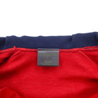 adidas Descente 80s Track Jacket Jersey XL Red Polyester Trefoil Logo Embroidered