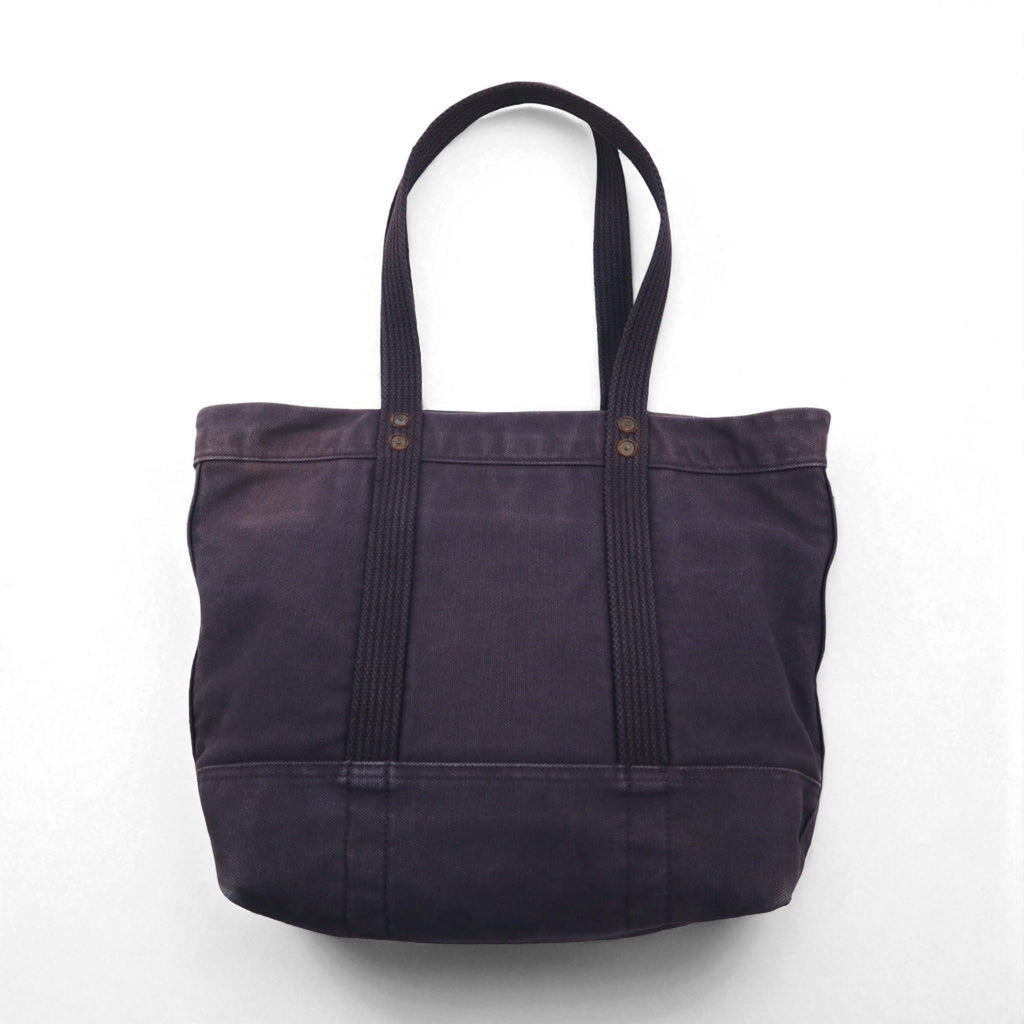 Polo Ralph Lauren トートバッグ ネイビー キャンバス ヴィンテージ加工 ポニー刺繡