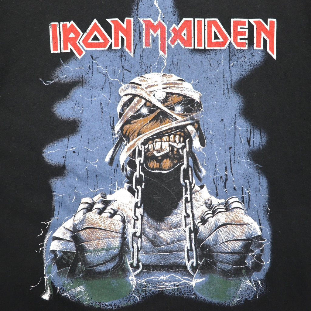 IRON MAIDEN WORLD SLAVERN TOUR 1984-85 Tour Rock Band T-Shirt M Black Double-sided Print PULL&amp;BEAR Made in Turkey