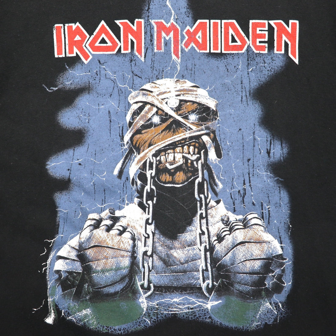 IRON MAIDEN WORLD SLAVERN TOUR 1984-85 Tour Rock Band T-Shirt M Black Double-sided Print PULL&amp;BEAR Made in Turkey