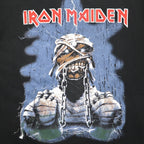 IRON MAIDEN WORLD SLAVERN TOUR 1984-85 Tour Rock Band T-Shirt M Black Double-sided Print PULL&amp;BEAR Made in Turkey