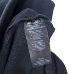MERRELL Turtleneck Sweat Dress S Black Cotton French Terry Dress Cowl Neck Long Sleeve Pockets JWF25772