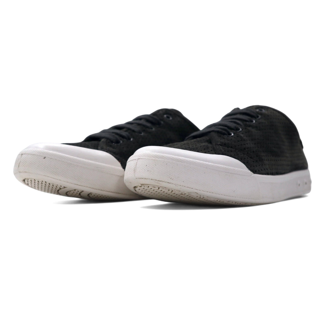 rag &amp; bone suede and perforated leather sneakers, 24cm, grey