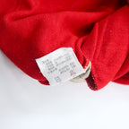 adidas Descente 80s Track Jacket Jersey XL Red Polyester Trefoil Logo Embroidered