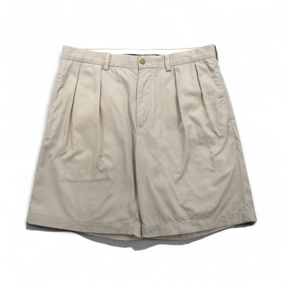 POLO GOLF RALPH LAUREN 90s Polo Chino 2-Pleated Chino Shorts Half Pants L Beige Cotton