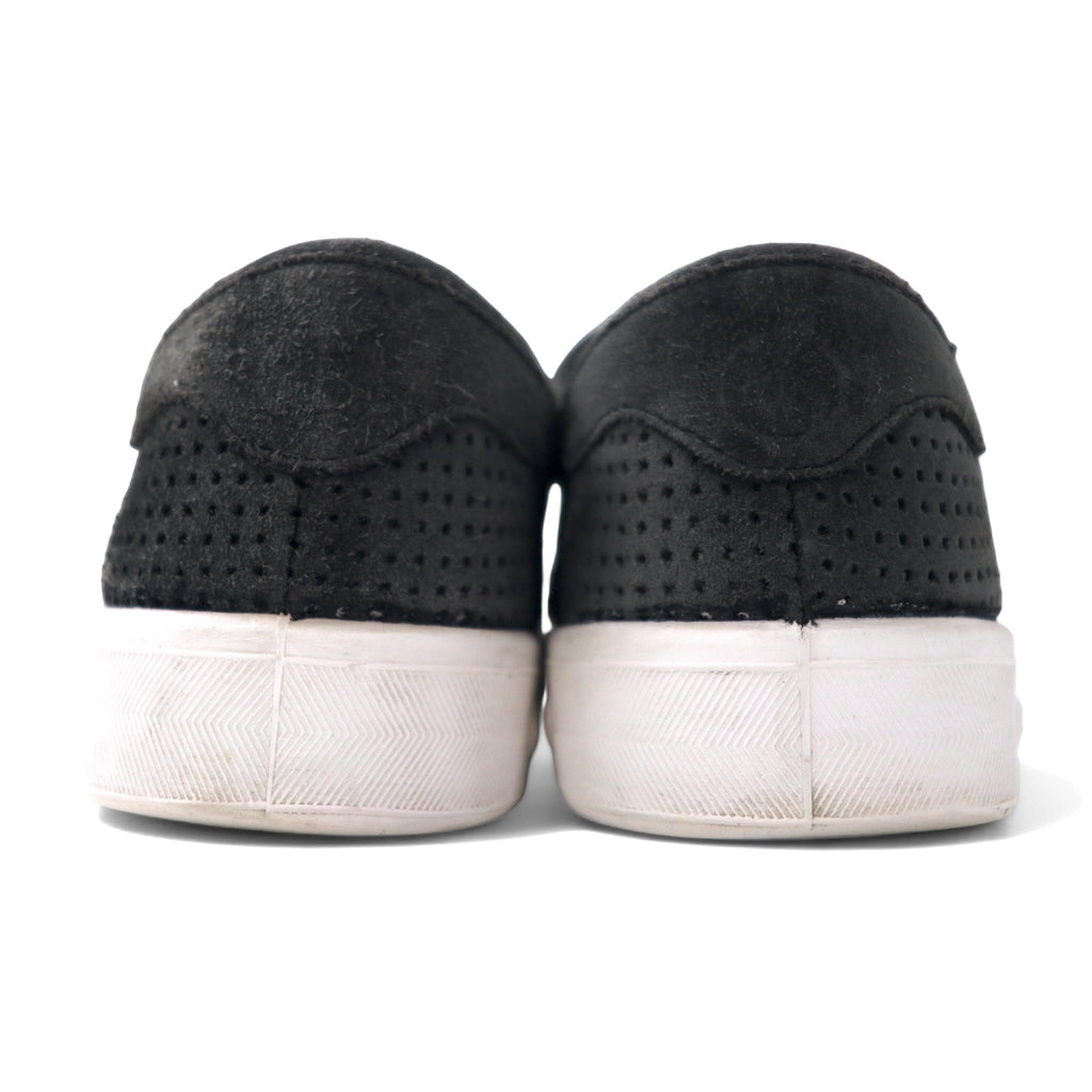 rag &amp; bone suede and perforated leather sneakers, 24cm, grey