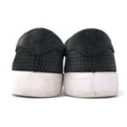 rag &amp; bone suede and perforated leather sneakers, 24cm, grey