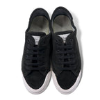 rag &amp; bone suede and perforated leather sneakers, 24cm, grey