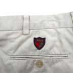 POLO GOLF RALPH LAUREN 90s Polo Chino 2-Pleated Chino Shorts Half Pants L Beige Cotton