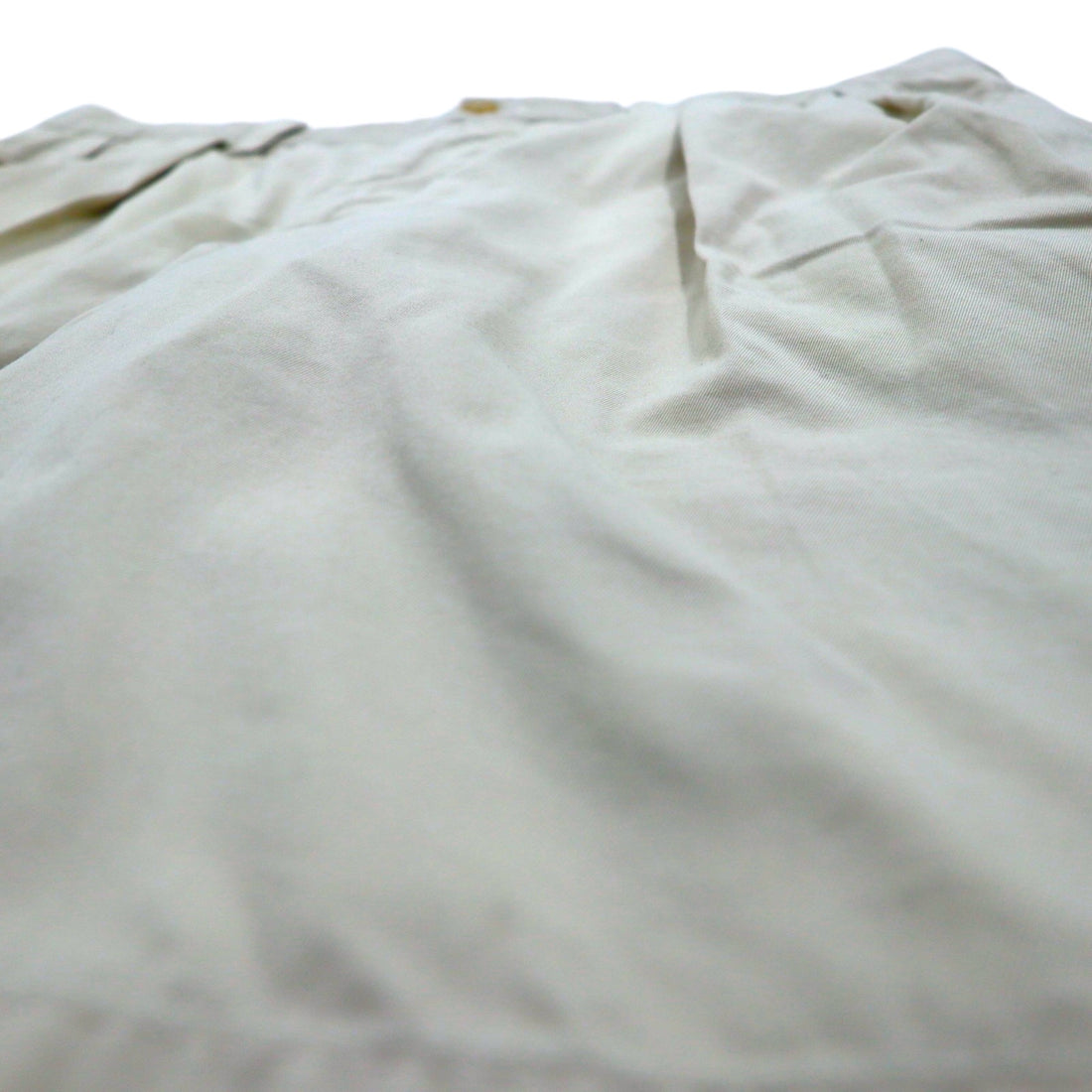 POLO GOLF RALPH LAUREN 90s Polo Chino 2-Pleated Chino Shorts Half Pants L Beige Cotton