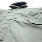 ALPHA INDUSTRIES INC N-3B Flight Jacket, M, Khaki, Polyester, Drawstring, Detachable Fur, MIL-J-6279