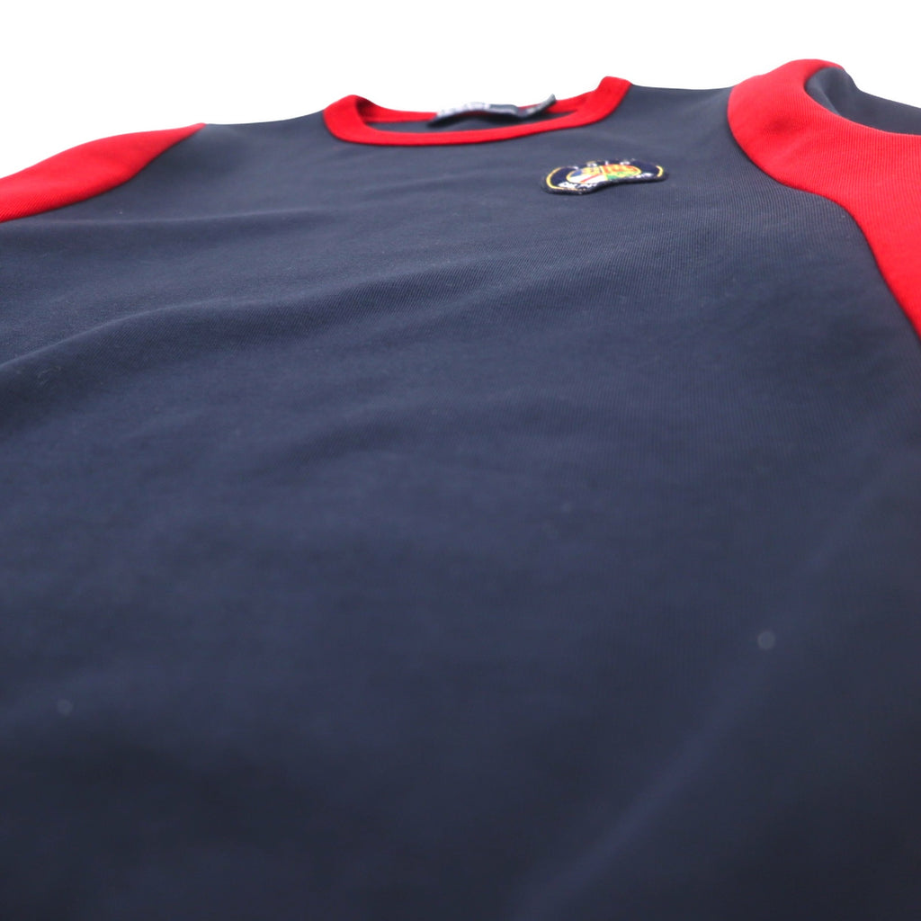 Polo by Ralph Lauren Crew Neck Sweatshirt, XS, Navy, Red, Cotton, Back Print