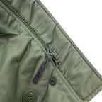 ALPHA INDUSTRIES INC N-3B Flight Jacket, M, Khaki, Polyester, Drawstring, Detachable Fur, MIL-J-6279