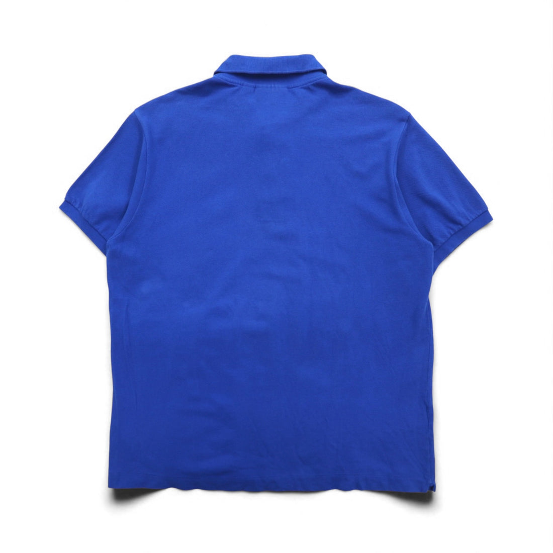 LACOSTE Classic Fit Polo Shirt L Blue Cotton Pique F8455