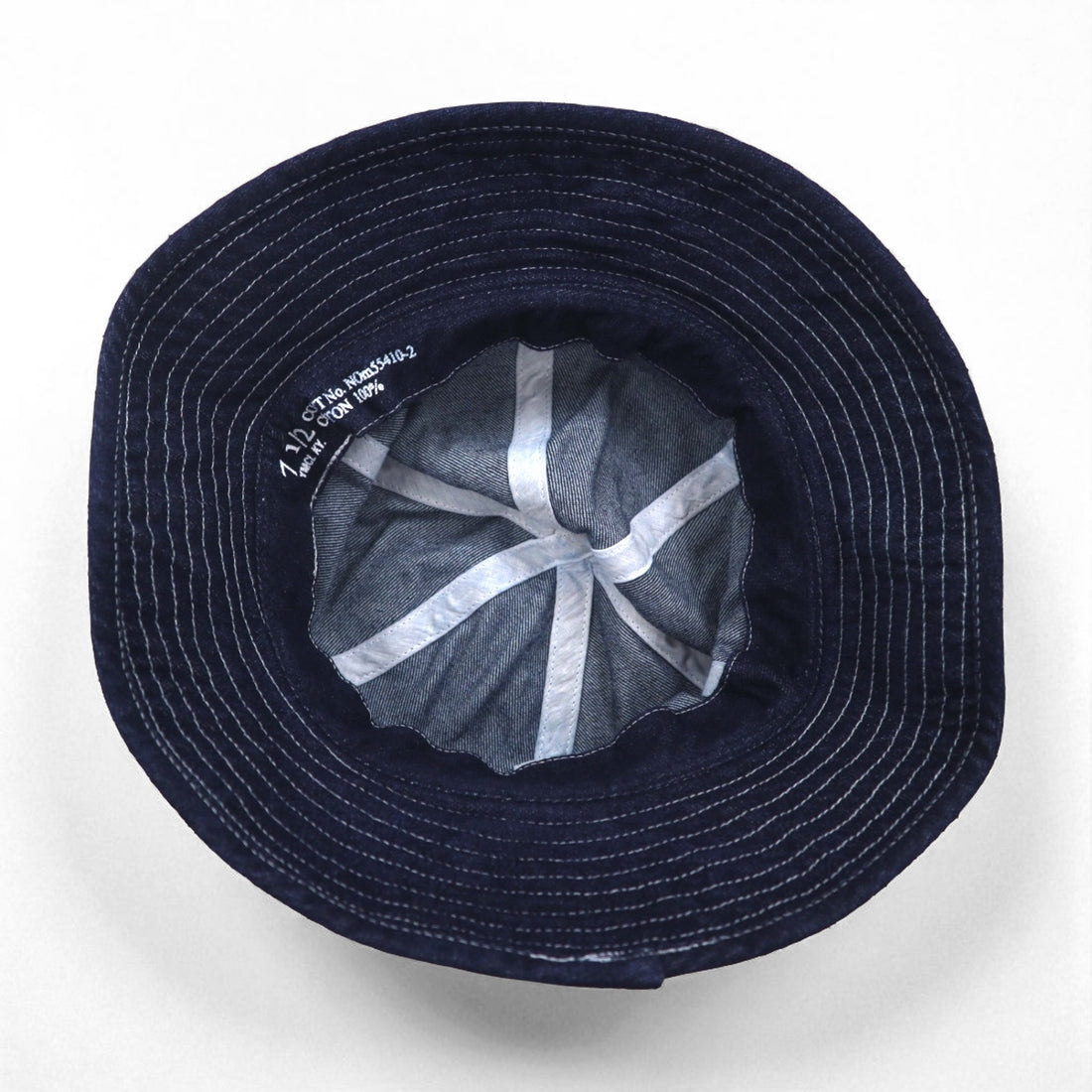 US ARMY M37 Military Denim Fatigue Hat Bucket Hat 60cm Indigo Blue Replica 55410-2 YMCL KY Unused
