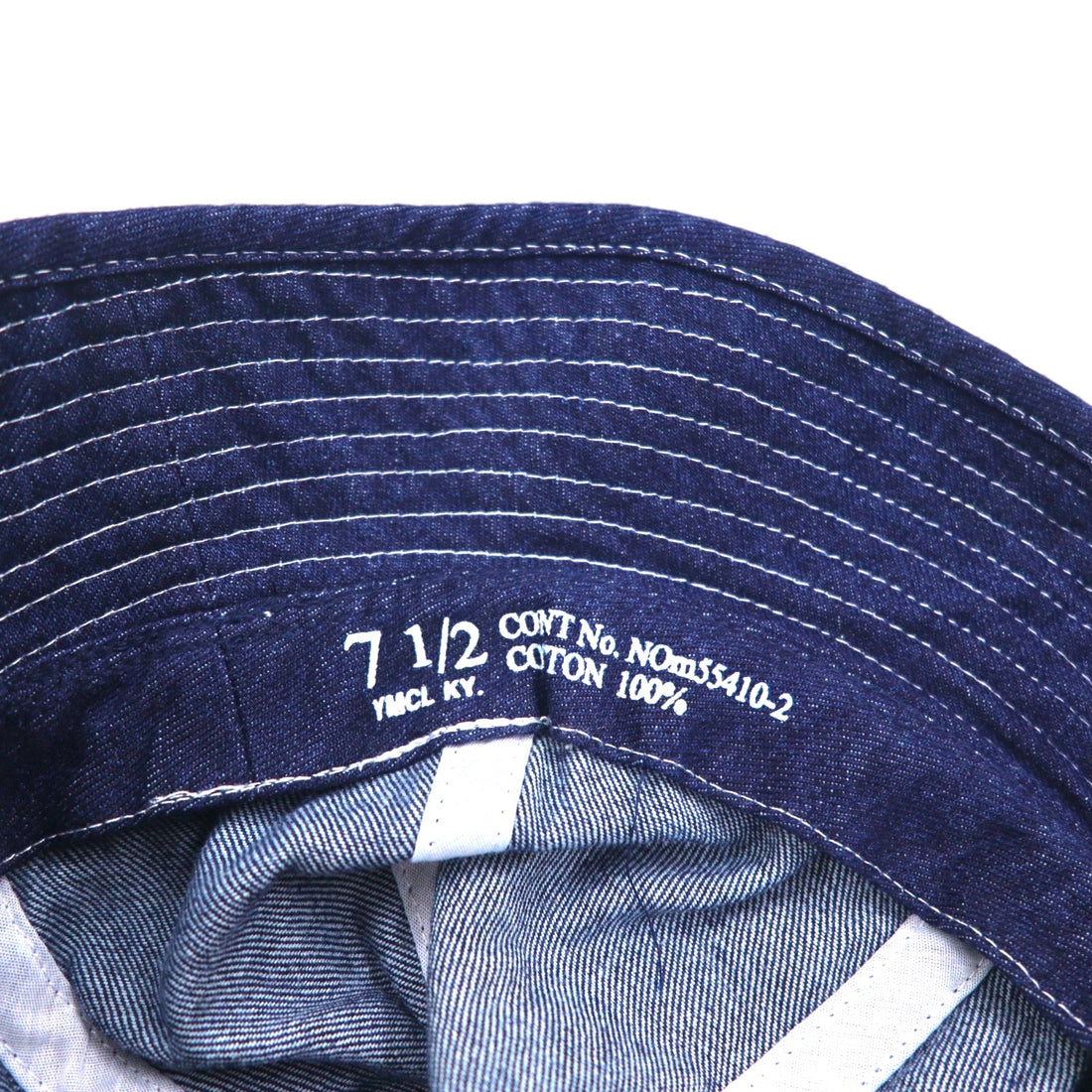 US ARMY M37 Military Denim Fatigue Hat Bucket Hat 60cm Indigo Blue Replica 55410-2 YMCL KY Unused