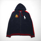 Polo Ralph Lauren 90年代 ビッグポニー リバースウィーブ ジャージ セットアップ L ネイビー TALONジップ