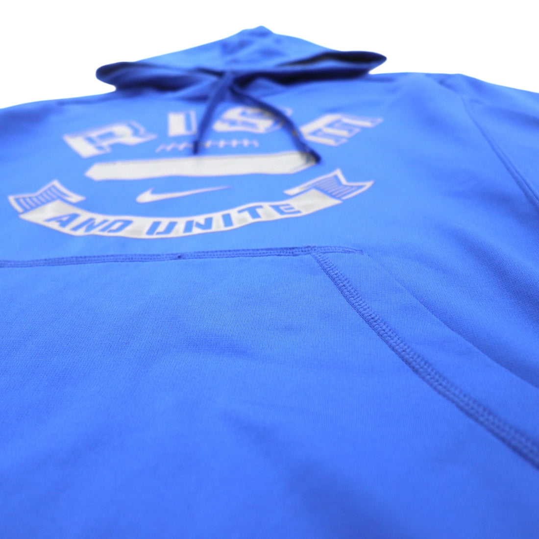 NIKE THERMA-FIT Pullover Hoodie L Blue Polyester 607786-494