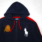 Polo Ralph Lauren 90年代 ビッグポニー リバースウィーブ ジャージ セットアップ L ネイビー TALONジップ