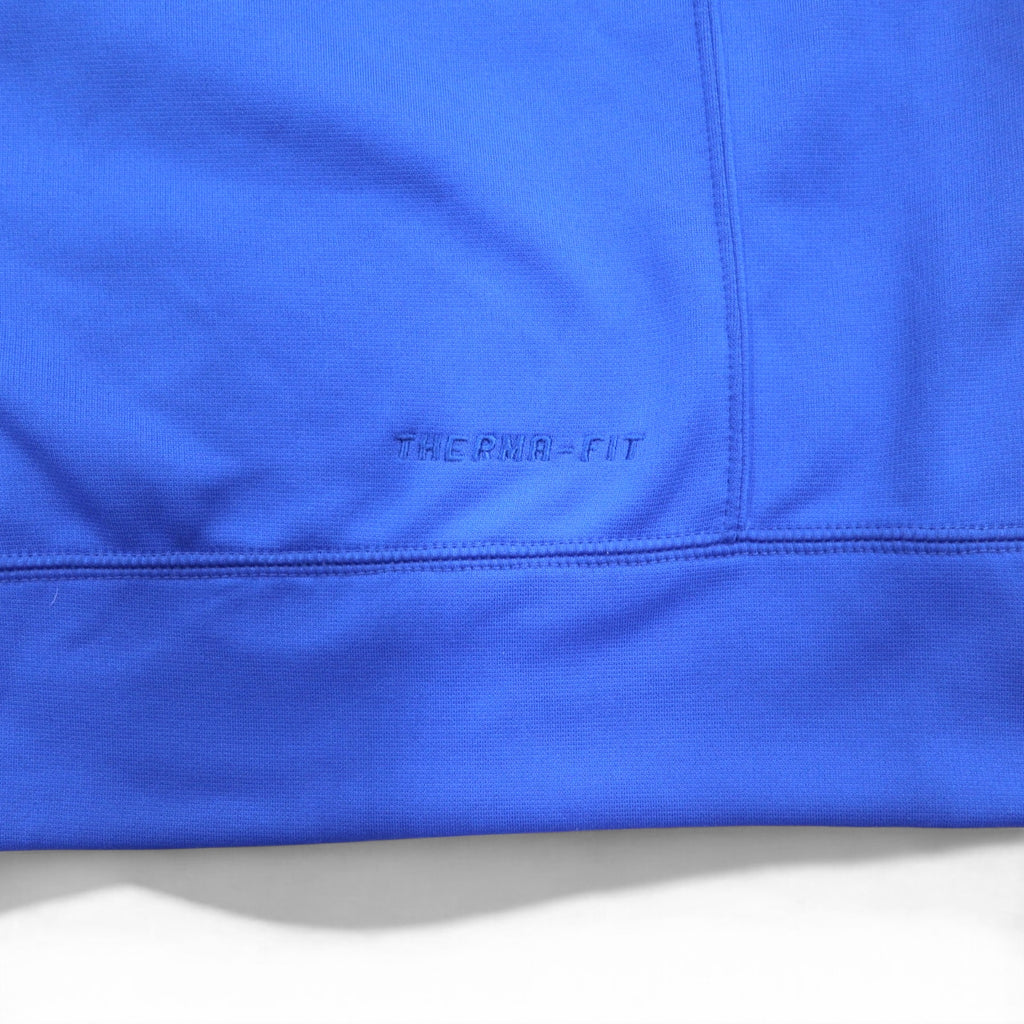 NIKE THERMA-FIT Pullover Hoodie L Blue Polyester 607786-494