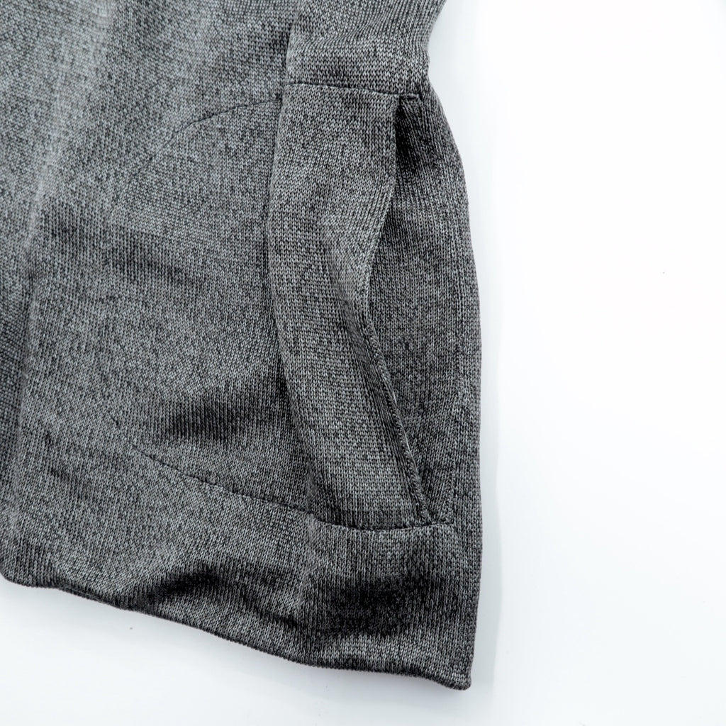 EMPORIO ARMANI Silky Knit Tailored Jacket M Grey Made in Italy