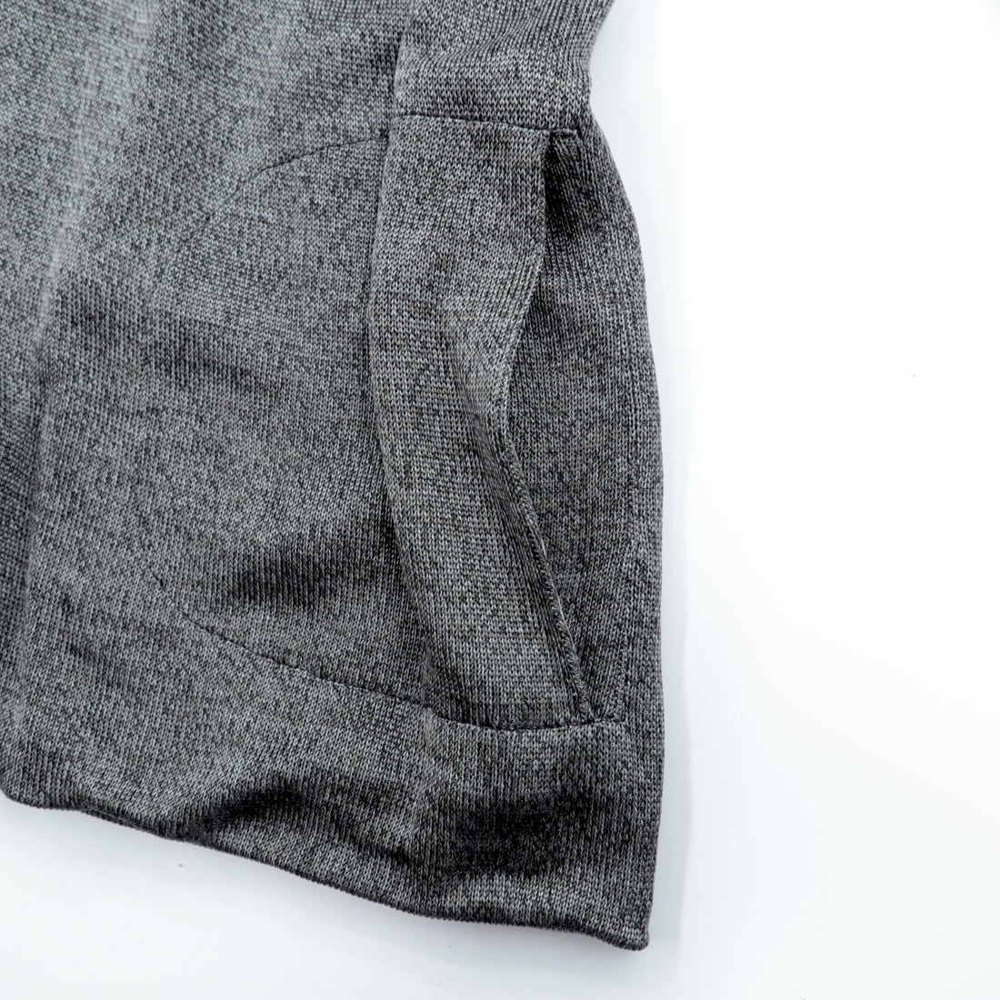 EMPORIO ARMANI Silky Knit Tailored Jacket M Grey Made in Italy
